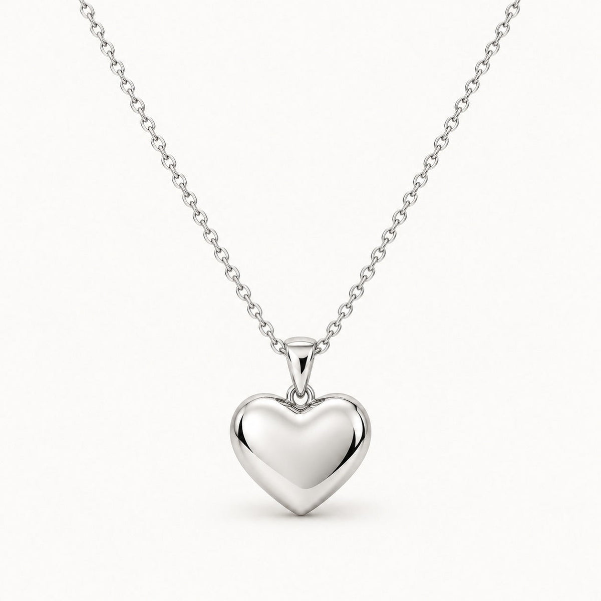 Elara Soft Heart Pendant Necklace