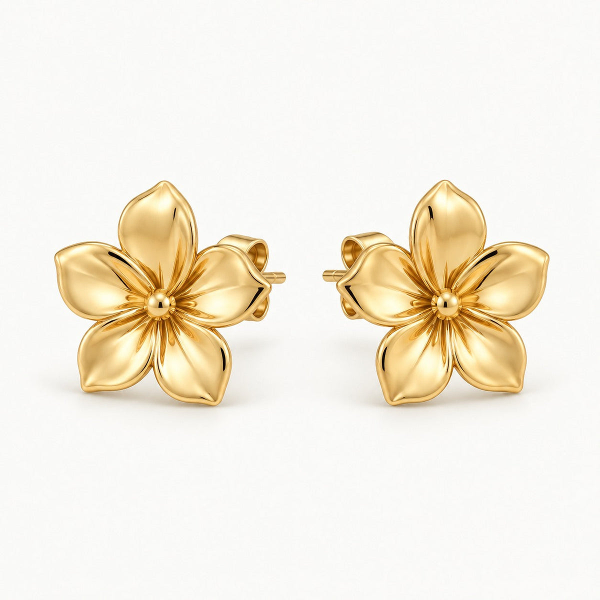 Flora Petal Cluster Stud Earrings