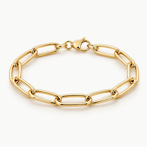 Aria Oval Link Chain Bracelet