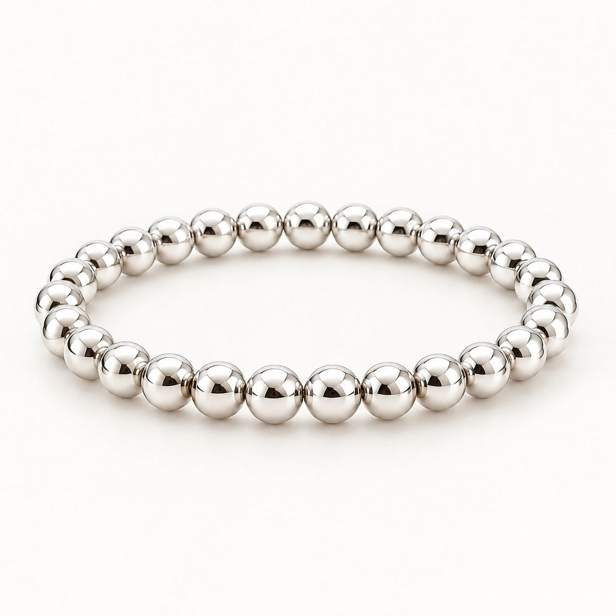 Livia Rounded Bead Stretch Bracelet