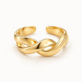 Cleo Soft Twist Open Ring